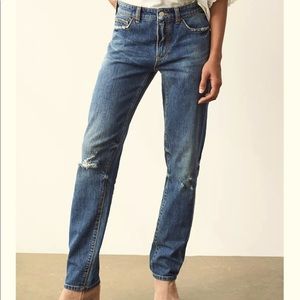Pilcro slim boyfriend jeans
